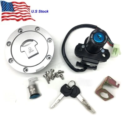 Ignition Switch Fuel Gas Cap Seat Lock Fit Honda CBR929RR/954RR CBR1100XX VFR800 - Image 1 of 4
