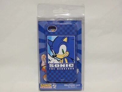 NEW Sonic the Hedgehog iPhone 4 Cellphone Case NOS checkered ip4 phone cover - Image 1 of 4