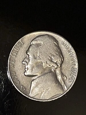 1964 D Jefferson Nickel Letters On Rim With D Over D Error - Image 1 of 4