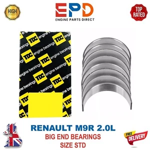 RENAULT QASHQAI M9R 2.0L DIESEL PRIMSTER LAGUNA TALISMAN TDC BIG END BEARING STD - Picture 1 of 6