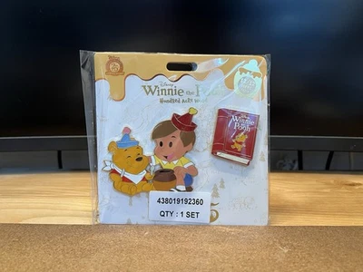 Disney Winnie the Pooh Christopher Robin Juego de prendedores de madera de cien acres 2025 preventa Foto 1 de 2
