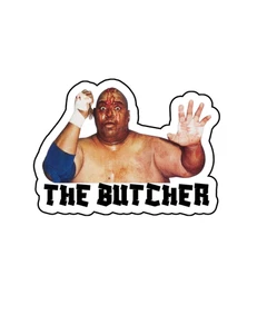 Abdullah The Butcher Wrestling Custom Vinyl Die Cut Sticker 3.5x2.5 - Picture 1 of 1