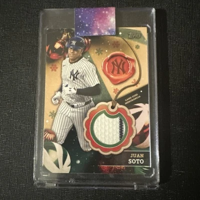 2024 Topps Holiday - Reliquias Juan Soto #RC-JS (MEM) Foto 1 de 2