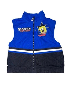 Vintage Y2K Nickelodeon Spongebob Squarepants Vest size 7 2005 Embroidered - Picture 1 of 6