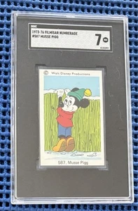 1973-76 Mickey Mouse SGC 7 Swedish Disneybilder Filmisar # 587 Musse Pigg Rare - Picture 1 of 4