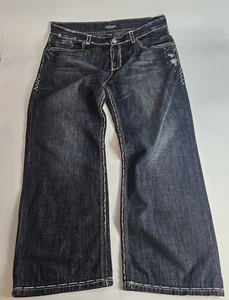 Vintage Y2K Riflessi Größe 40x34 Herren Baggy Wide-Leg Dark Denim Cowboy Grunge - Bild 1 von 2