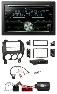 Pioneer Bluetooth Lenkrad DAB 2DIN USB CD Autoradio für Mazda 2 2007-2014 - Bild 1 von 4