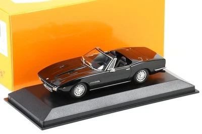 1:43 Minichamps Maxichamps Maserati Ghibli Spyder 1969 Nero - Immagine 1 di 3