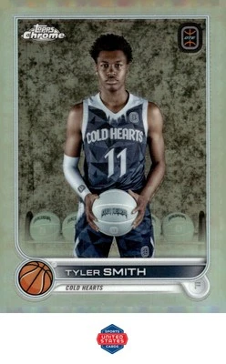 2022-23 Topps Chrome Overtime Elite #74 Tyler Smith Refractor - Image 1 of 2