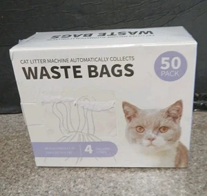 Cat Litter Machine Waste Bags 50 pack 4 gallons - Picture 1 of 2