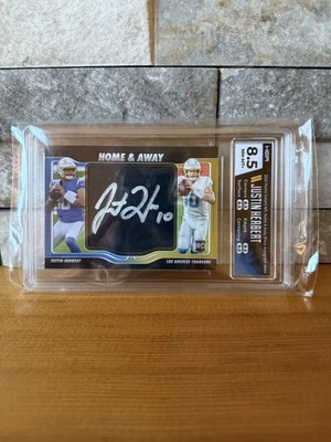 Justin Herbert 1/1 RC Auto 2020 Panini Instant NFL Home & Away (Black Friday) - Image 1 of 3