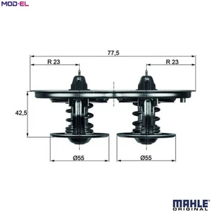 THERMOSTAT COOLANT TX 32/1D FOR SCANIA 4/-/series K/bus P,G,R,T DC9.12/16 8.9L - Picture 1 of 10