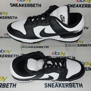 Nike Dunk Low Twist Panda Negro Blanco MUJER 7 DZ2794 001 - Imagen 1 de 6