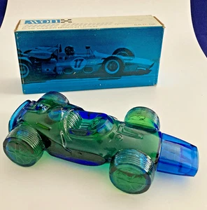 Avon Sure Winner Racing Car Bracing Lotion Full 5.5 oz Bottle w Box Blue Green - Picture 1 of 7