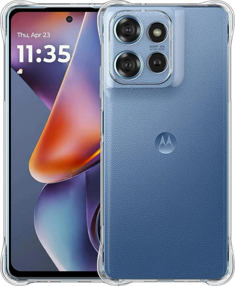 Funda TPU suave transparente a prueba de golpes resistente a arañazos para Motorola Moto G 5G 2025 Foto 1 de 1