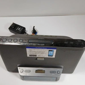 Gray Sony Personal Audio Docking System + Radio/Alarm tested and working - Picture 1 of 4