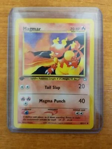 Pokemon Cards Magmar 40/111 1st Edition Uncommon Neo Genesis Near Mint - Picture 1 of 3