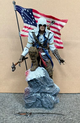 2012 Assassins Creed 3 III Connor Statue Limited Collectors Edition Ubisoft - Imagem 1 de 4