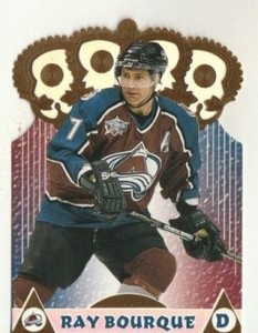 2001-02 Pacific Gold Crown Die-Cuts #4 Ray Bourque (1 in 73)!