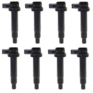 DENSO Set of 8 Direct Ignition Coils for Lexus GX470 SC430 Toyota Land Cruiser - Picture 1 of 1