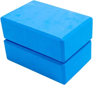 Set of 2 Yoga Blocks EVA Foam Exercise Bricks Provides Stability Balance and Sup - Picture 1 of 12