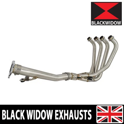 Suzuki GSF 1200S 1200 Bandit Exhaust Down Pipes Front Pipes + 3 Bolt Link Pipe - Image 1 of 4