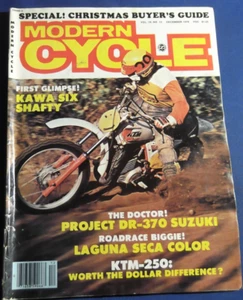 Modern Cycle Magazin DEZ 1978 KTM250MC5 Buyer's Guide Laguna Seca CBX - Bild 1 von 5