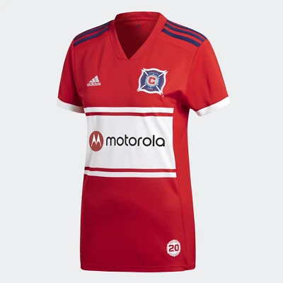Adidas MLS Chicago Fire Jersey Red,White,Blue FH7267  - Image 1 of 2
