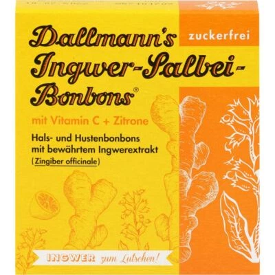 DALLMANN'S PHARMA CANDY GMBH DALLMANN'S Ingwer Salbei Bonbons 37 g PZN 15747957