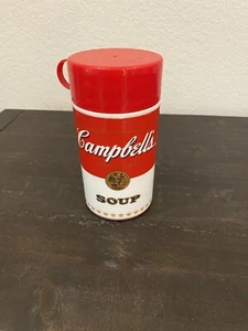Vintage Cambell’s Soup Thermos, 11.5oz Soup-can-tainer. Lid Is Bowl Or Cup - Picture 1 of 6