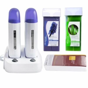US Roll on depilatory wax heater cartridge Warmer Hair Removal waxing Tool kit - Picture 1 of 6