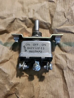 EATON TOGGLE SWITCH, DPDT, ON-OFF-ON, See Spec In Pics, NOS. - Image 1 of 4