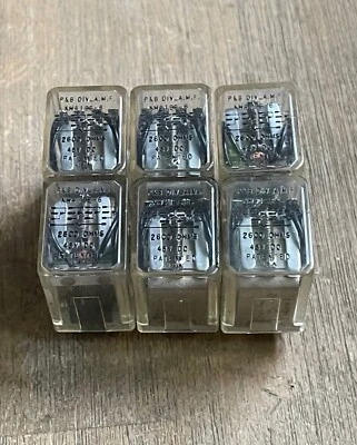 POTTER & BRUMFIELD AMF KH4196-6 RELAYS 48VDC 14 PIN 2600 OHMS LOT OF 6 - Image 1 of 4
