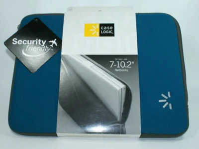 Funda para mini portátil portátil Case Logic ENS10 neopreno 7-10,2" (azul verde azulado) nueva en paquete Foto 1 de 4