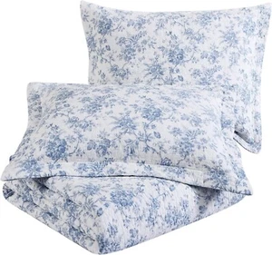 Laura Ashley - Queen Bettdecken-Set, Wendebettwäsche aus Baumwolle, inklusive passender - Bild 1 von 7