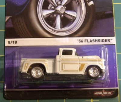 Hot Wheels 2015 - Heritage Real Riders Series - '56 Flashsider - #8/18 Foto 1 de 3