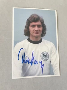 DIETER HERZOG Weltmeister 1974 DFB signed Foto 10x15 Autogramm autograph - Picture 1 of 1
