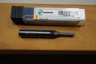 Broca enrutadora de dos flautas de carburo macizo de 1/8" para madera y compuestos LMT-ONSRUD 56-240 Foto 1 de 3