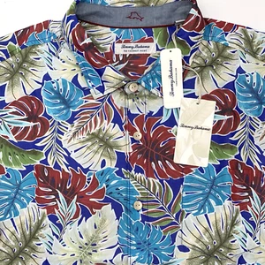 Tommy Bahama Coconut Point Hawaiian Floral 2XLB Short Sleeve Aloha Button Up NWT - Picture 1 of 11