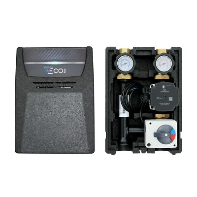 ENVIRON EcoMix Pumpengruppe für Zentralheizung mit Dreiwegemischer + Grundfos UPM3