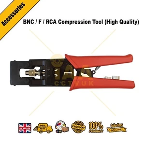 Koax Kompression Crimpzange für RG59+2/58/6 BNC/RCA/F Top Qualität - Bild 1 von 4
