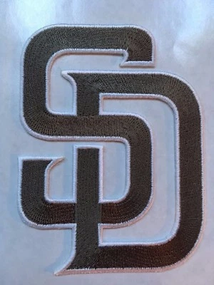 san diego padres patch  sleeve SD jersey patch MLB patch 4" tall padres patch - Image 1 of 3