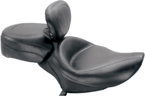 Mustang - 79427 - Wide Touring Vintage Solo Seat with Driver Backrest