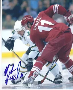 Martin Hanzal Autograph Phoenix Coyotes Photo 8" x 10" - Picture 1 of 1