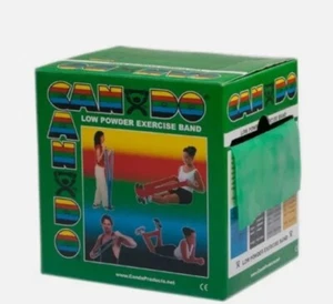 GREEN Cando Band- by Foot Physical Therapy Resistive Exercise Rehab( Theraband) - Picture 1 of 4