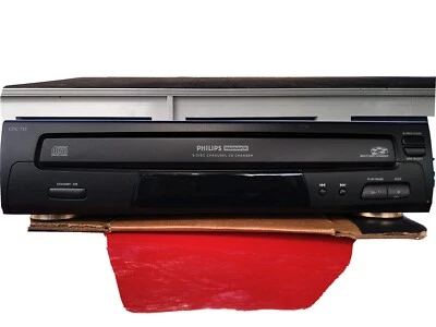 Philips Magnavox CDC735 5 Disc Carousel CD Changer No Remote  - Image 1 of 4