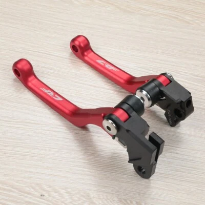 CNC Billet Pivot Brake Clutch Levers Motocross For HONDA CRF150R CRF250R 450R - Image 1 of 3