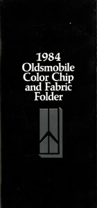 1984 Oldsmobile Cutlass 88 98 Toronado FL Color Chip and Fabric Sales Brochure - Picture 1 of 2