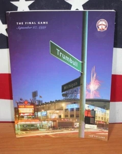 Detroit Tiger Stadium Final Game Program w engraved game date stamp Sep 27, 1999 - Picture 1 of 7