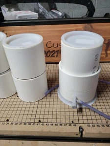 POWDER COATING COAT, PAINT FLUID BED 3" 4 EXTRA CUPS. FISHING. LURES, JIGS. - Picture 1 of 2